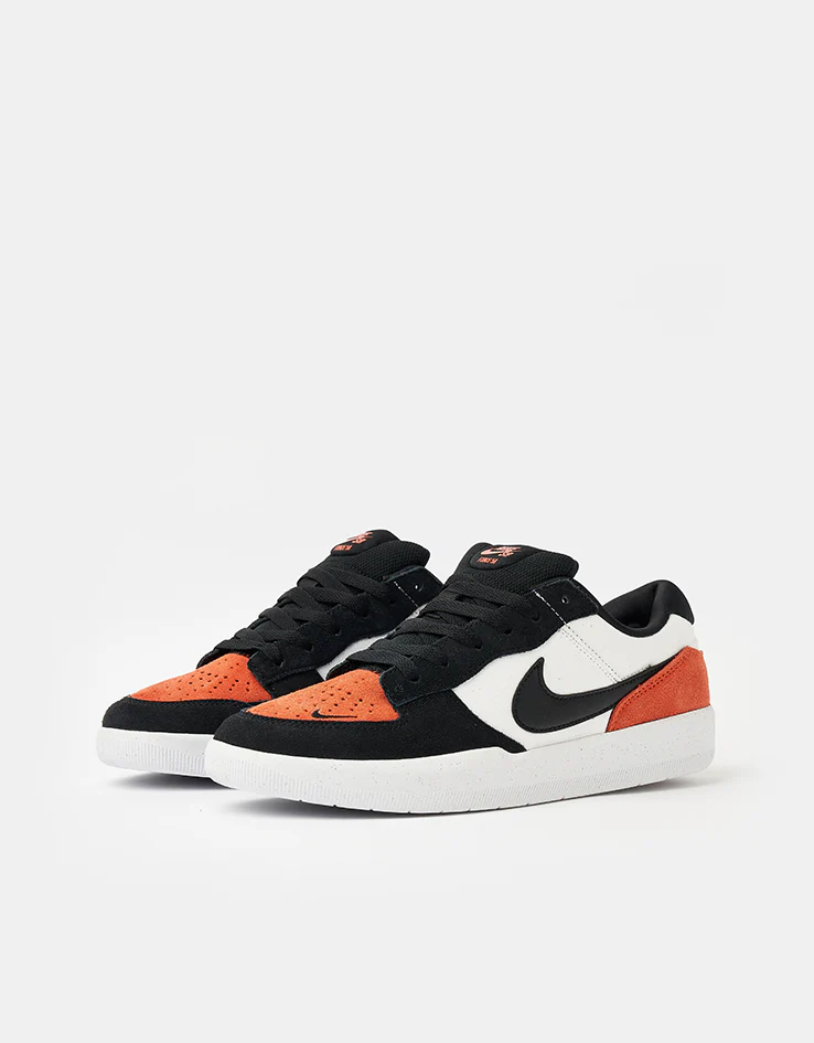 Nike SB Force 58 Skate Shoes - White/Black-Cosmic Clay-White - Image 3