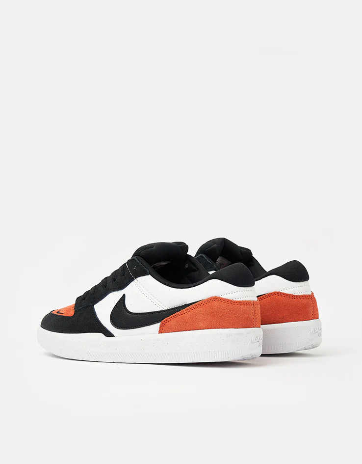 Nike SB Force 58 Skate Shoes - White/Black-Cosmic Clay-White - Image 4