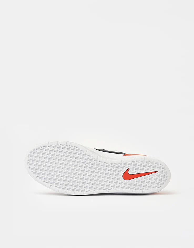 Nike SB Force 58 Skate Shoes - White/Black-Cosmic Clay-White - Image 5