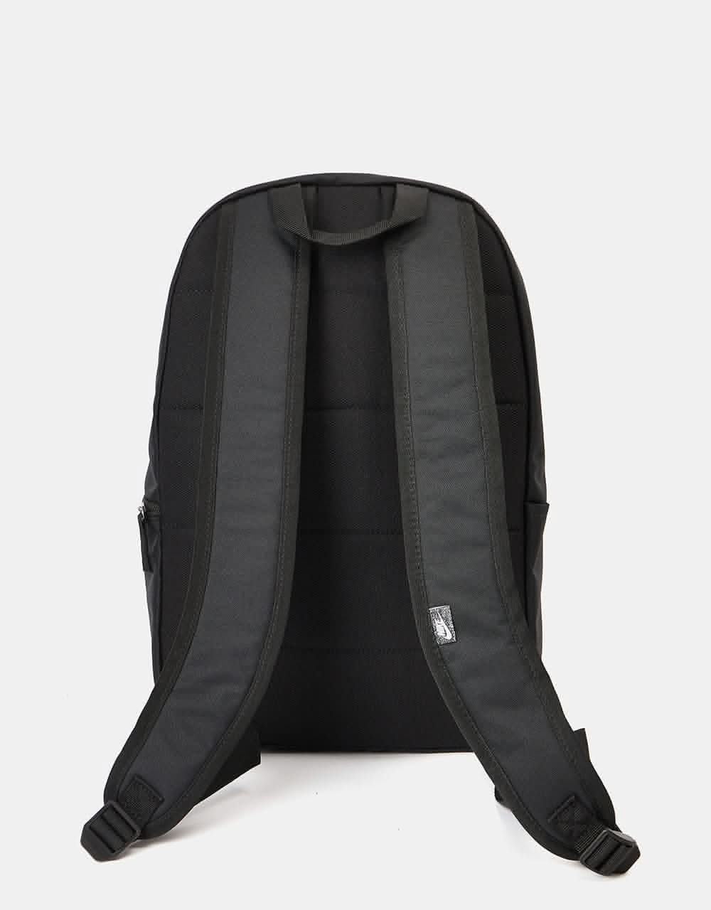 Nike Heritage Backpack - Black/Black/White - Image 3