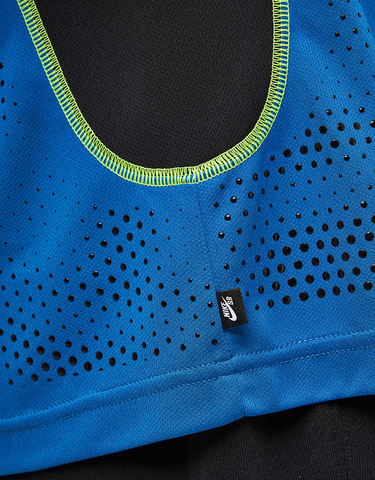Nike SB Ishod Jersey - Brilliant Blue/Black - Image 5