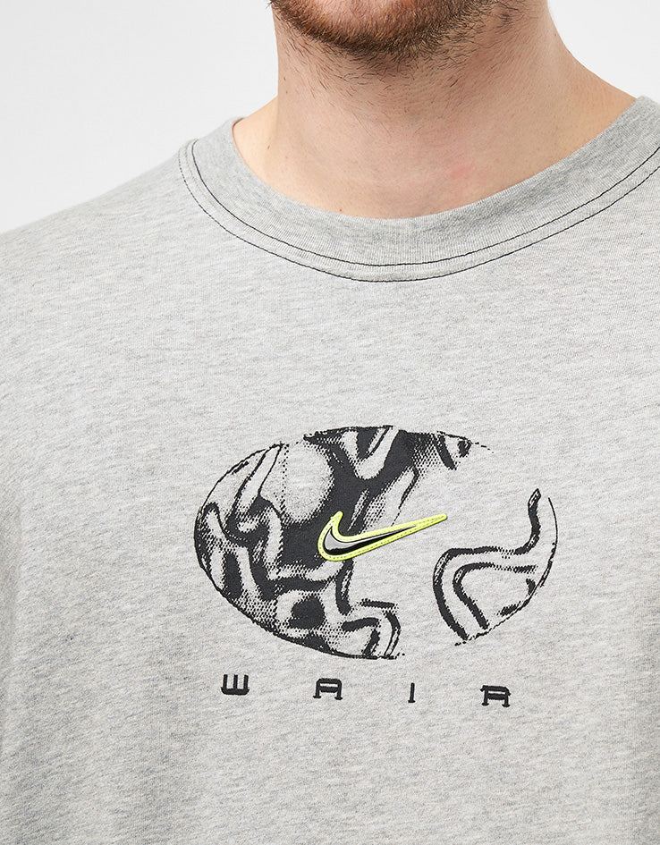 Nike SB Ishod T-Shirt - Grey Heather - Image 3