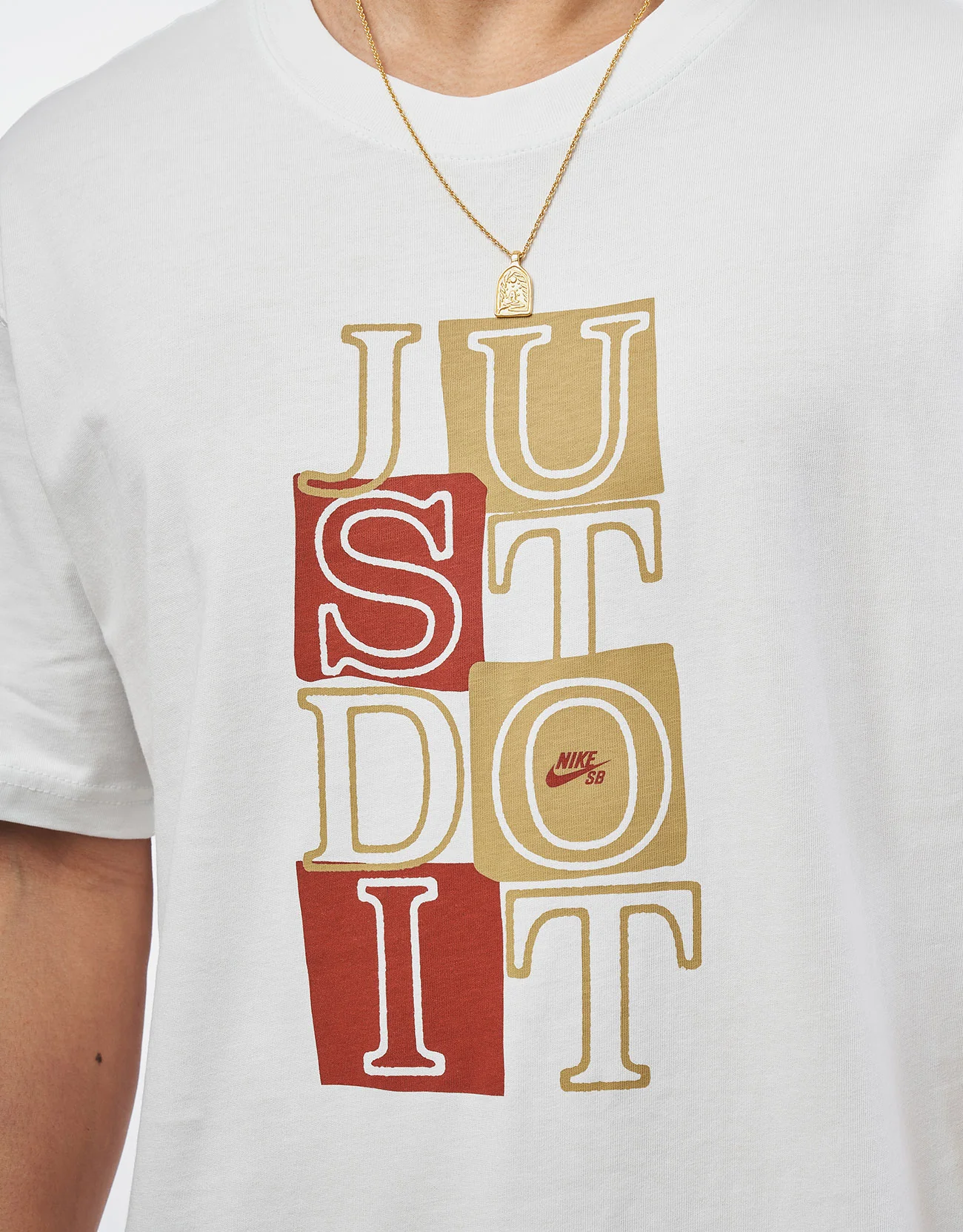 Nike SB JDI Remake T-Shirt - Summit White - Image 2