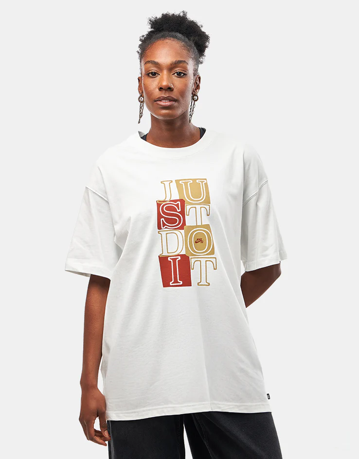 Nike SB JDI Remake T-Shirt - Summit White - Image 5