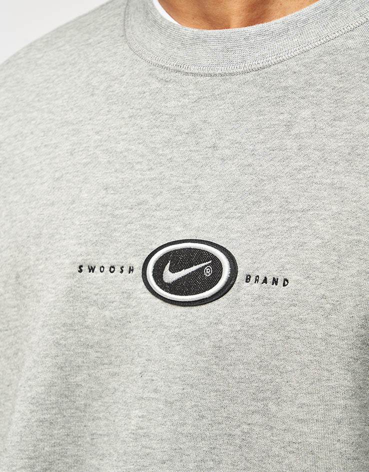 Nike SB Koston Crew - Dark Grey Heather - Image 3