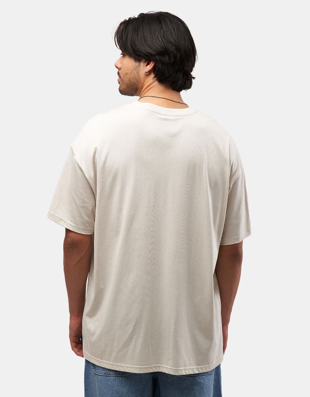 Nike SB Logo T-Shirt - Light Orewood Brown/White - Image 2