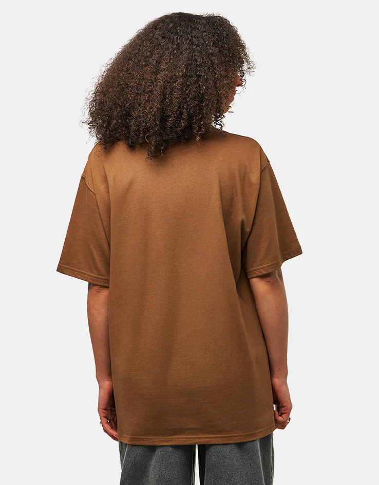 Nike SB Logo T-Shirt - Mosswood Brown - Image 7