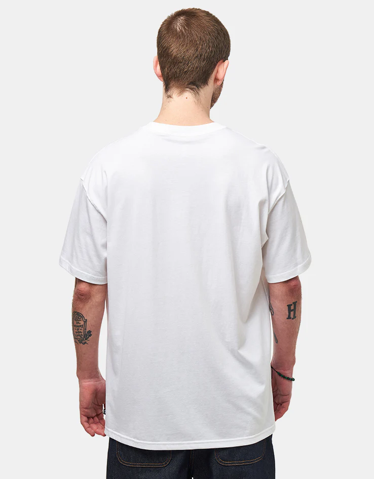 Nike SB Logo T-Shirt - White/Light Blue - Image 2