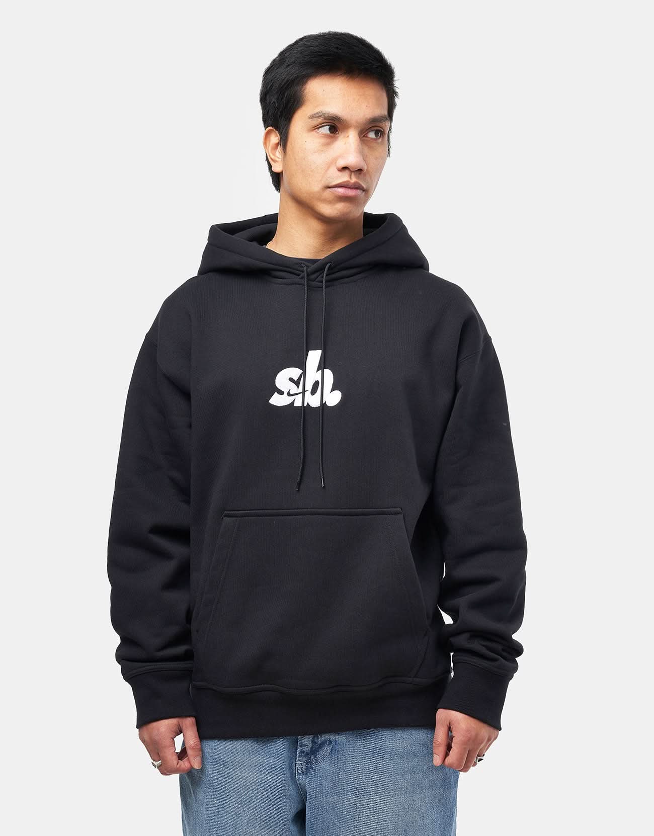 Nike SB Lowercase Logo EMB Pullover Hoodie - Black/White - Image 6