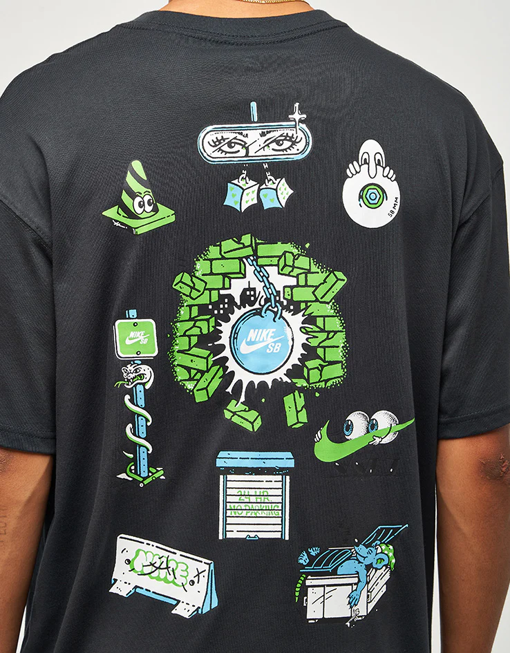 Nike SB M90 Skate Char T-Shirt - Off Noir - Image 3
