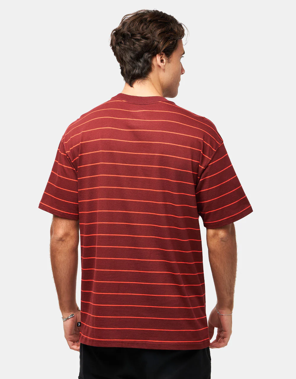 Nike SB M90 Striped T-Shirt - Dark Team Red - Image 2