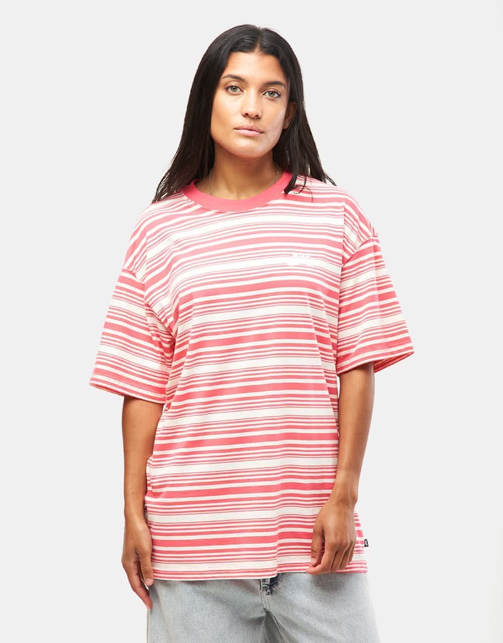 Nike SB M90 Striped T-Shirt - Guava Ice - Image 6