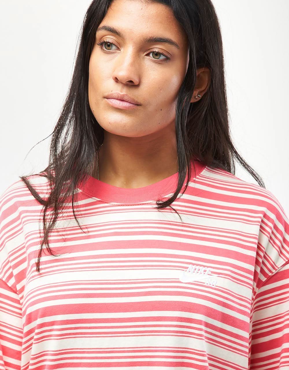 Nike SB M90 Striped T-Shirt - Guava Ice - Image 8