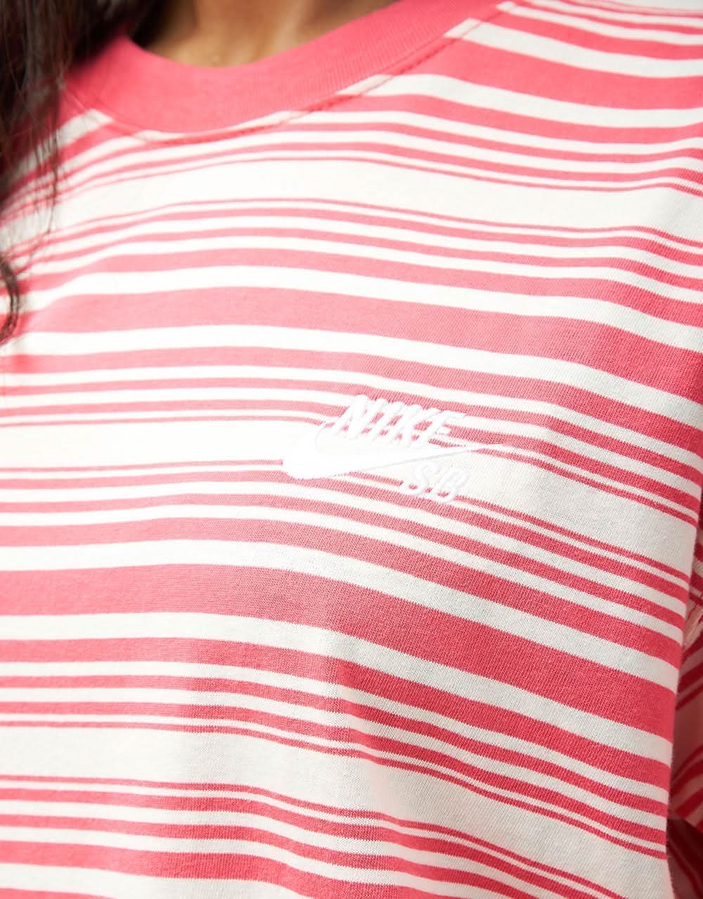 Nike SB M90 Striped T-Shirt - Guava Ice - Image 9
