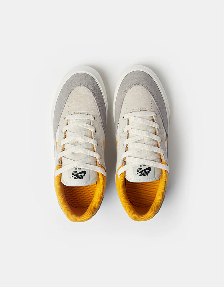 Nike SB Malor PS Kids Skate Shoes - Platinum Tint/University Gold-Wolf - Image 2