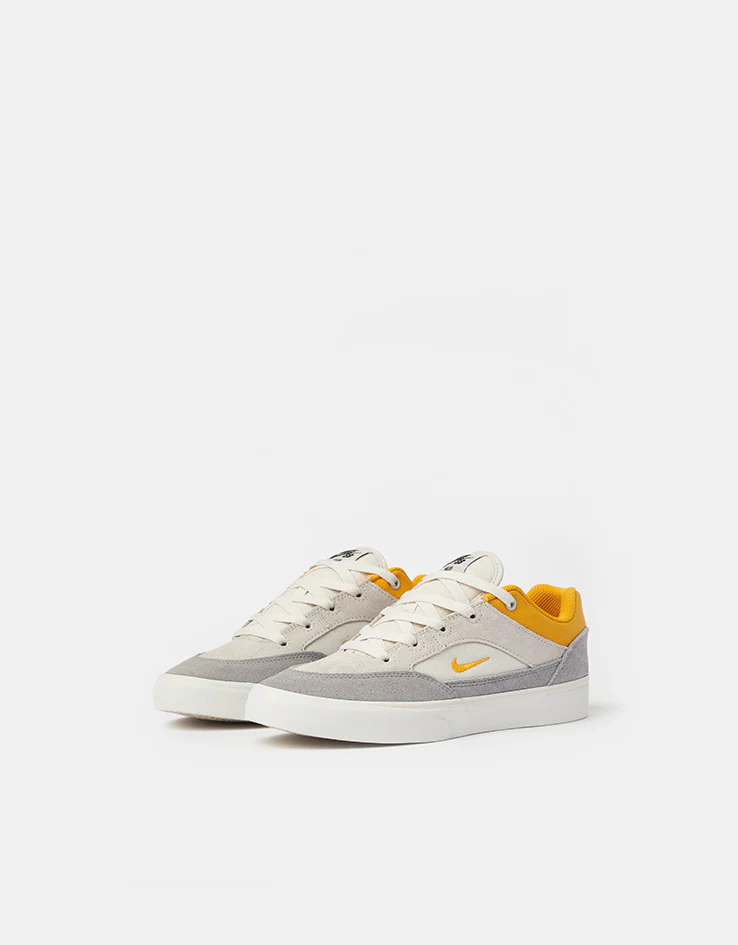 Nike SB Malor PS Kids Skate Shoes - Platinum Tint/University Gold-Wolf - Image 3