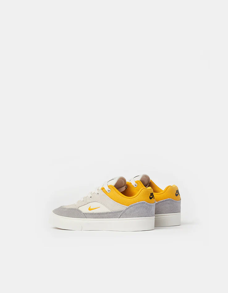 Nike SB Malor PS Kids Skate Shoes - Platinum Tint/University Gold-Wolf - Image 4