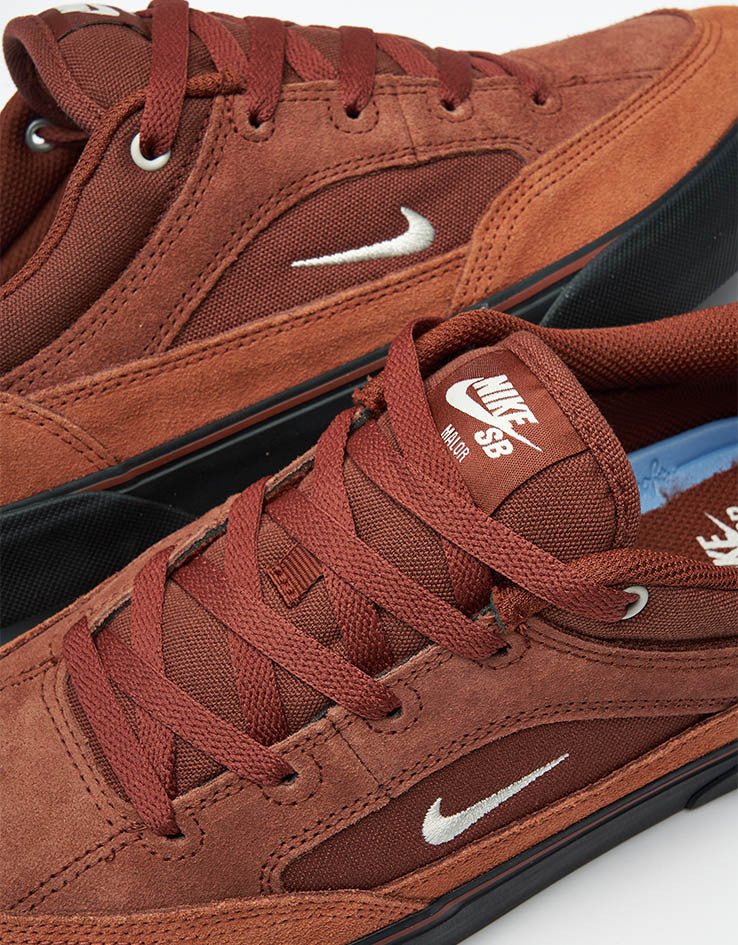 Nike SB Malor Skate Shoes - Cinnamon/Light Bone-Dark Russet-Black - Image 6