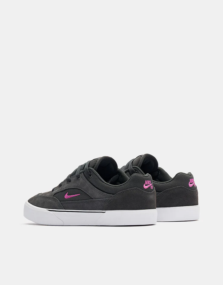 Nike SB Malor Skate Shoes - Dk Smoke Grey/Rave Pink-Dk Smoke Grey - Image 3