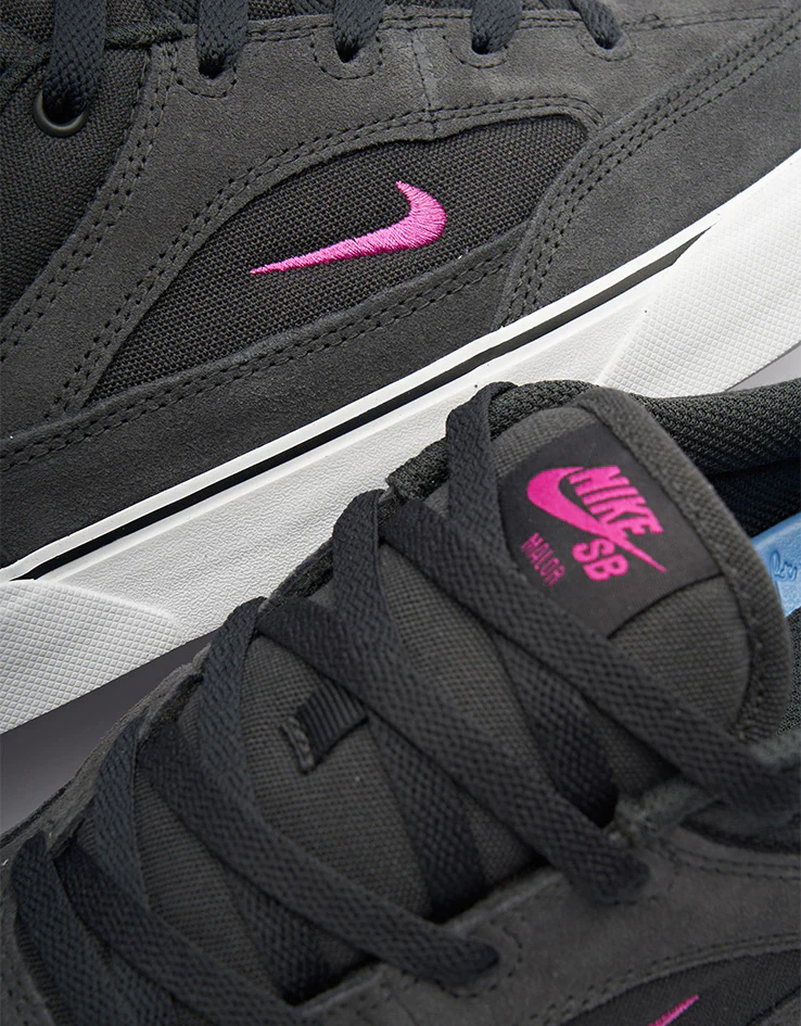 Nike SB Malor Skate Shoes - Dk Smoke Grey/Rave Pink-Dk Smoke Grey - Image 6