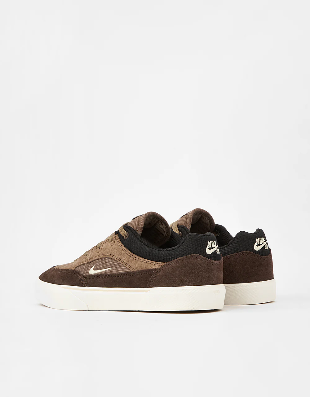 Nike SB Malor Skate Shoes - Ironstone/Lt Khaki-Baroque Brown-Black - Image 6