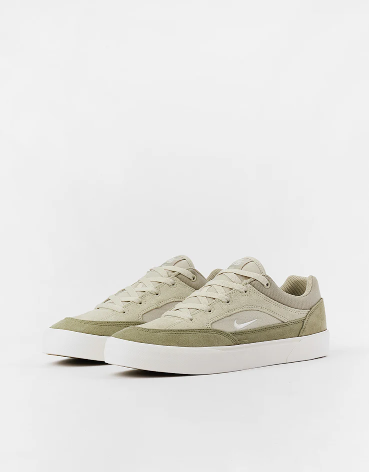 Nike SB Malor Skate Shoes - Lt Khaki/Pale Ivory-Neutral Olive - Image 3