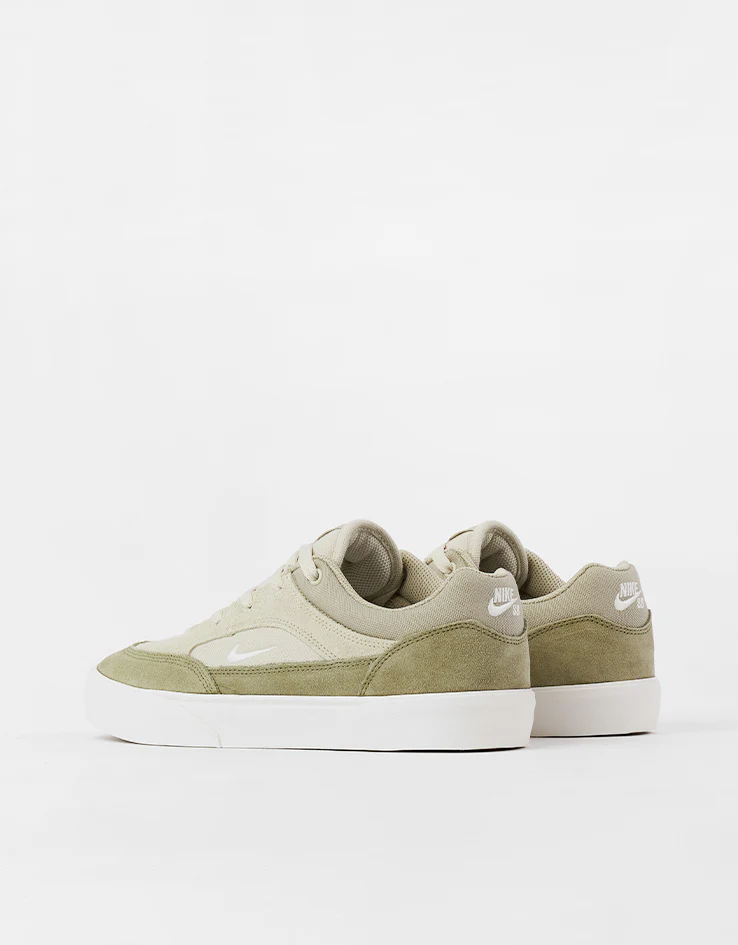 Nike SB Malor Skate Shoes - Lt Khaki/Pale Ivory-Neutral Olive - Image 4