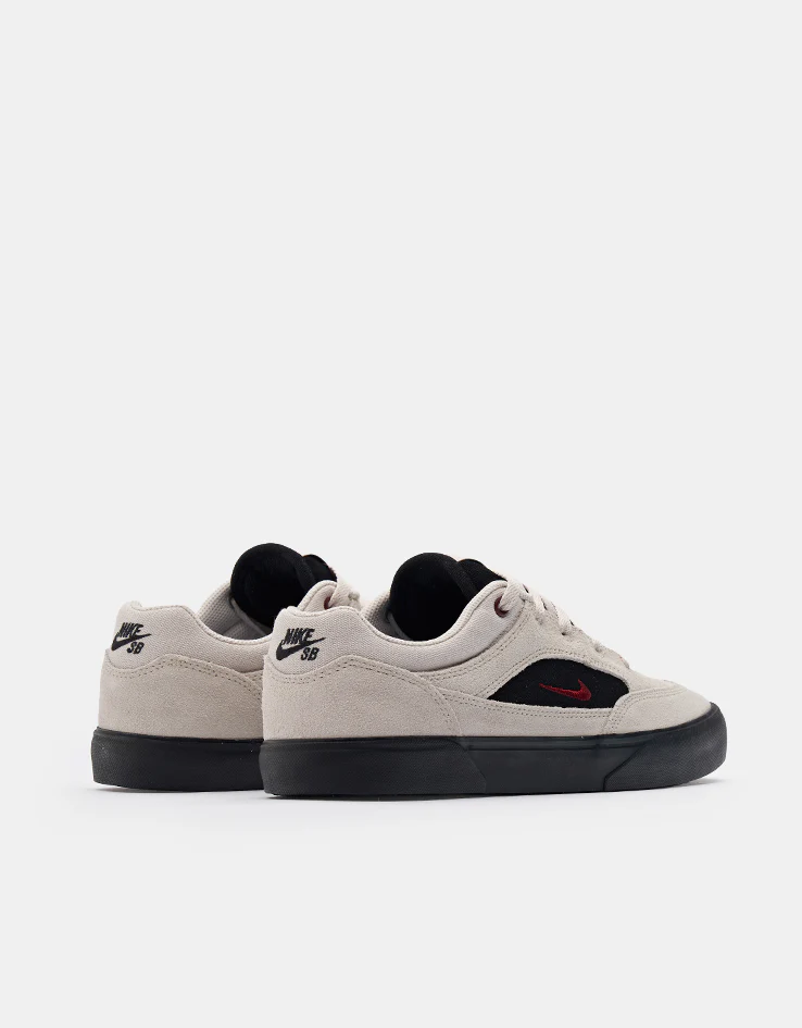 Nike SB Malor Skate Shoes - Lt Orewood Brn/Team Red-Black - Image 4