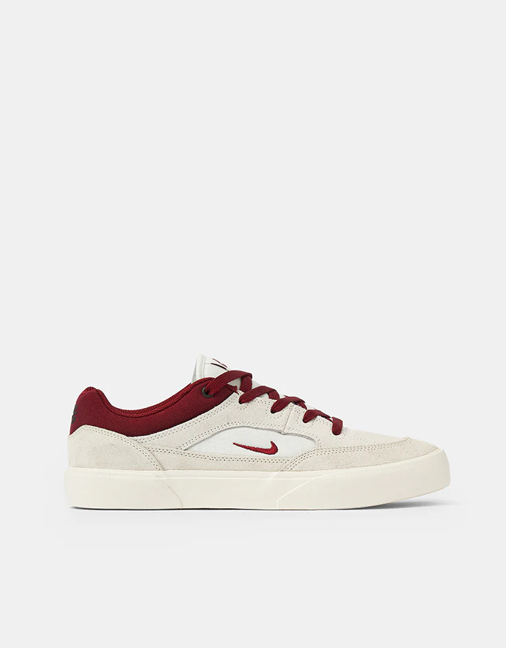 Nike SB Malor Skate Shoes - Summit White/Team Red-Phantom-Sail