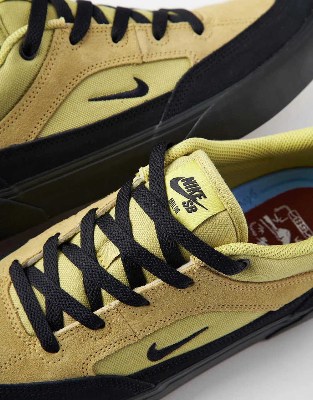 Nike SB Malor TE Skate Shoes - Buff Gold/Black-Black-Cinnamon - Image 5