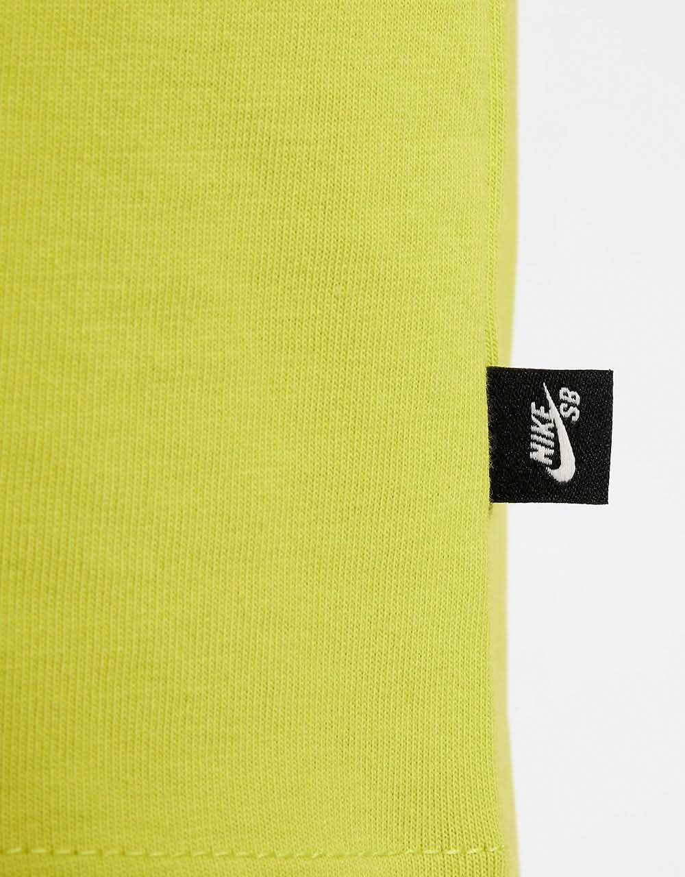 Nike SB NSW Logo Kids T-Shirt - Bright Cactus - Image 5