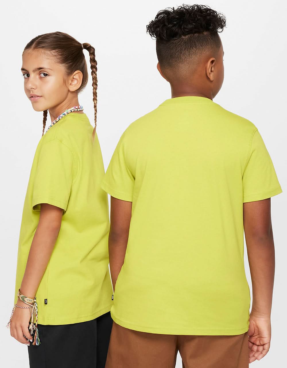 Nike SB NSW Logo Kids T-Shirt - Bright Cactus - Image 7