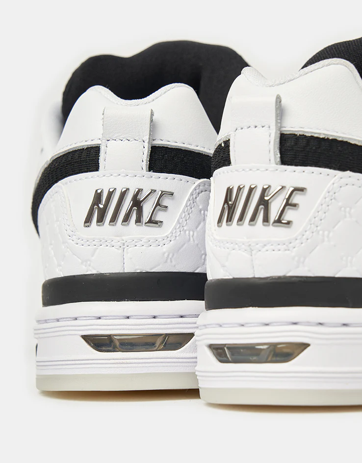Nike SB Paul Rodriguez Zoom Air Low QS Skate Shoes - White/Black-White-Clear - Image 5