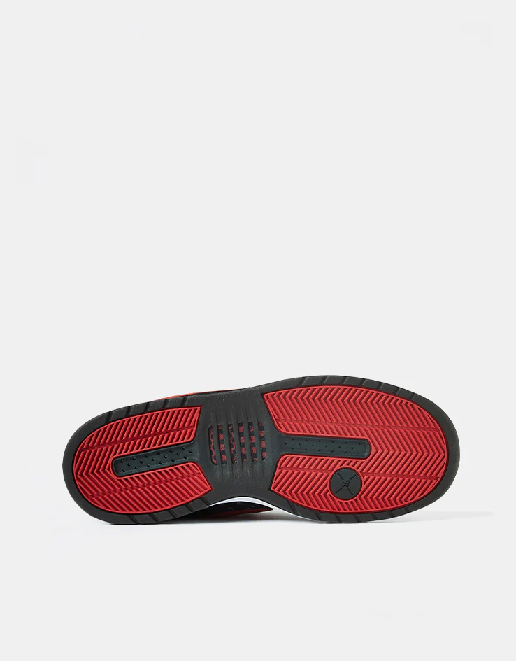 Nike SB Paul Rodriguez Zoom Air Low Skate Shoes - Black/Varsity Red-Flint Grey-Black - Image 5