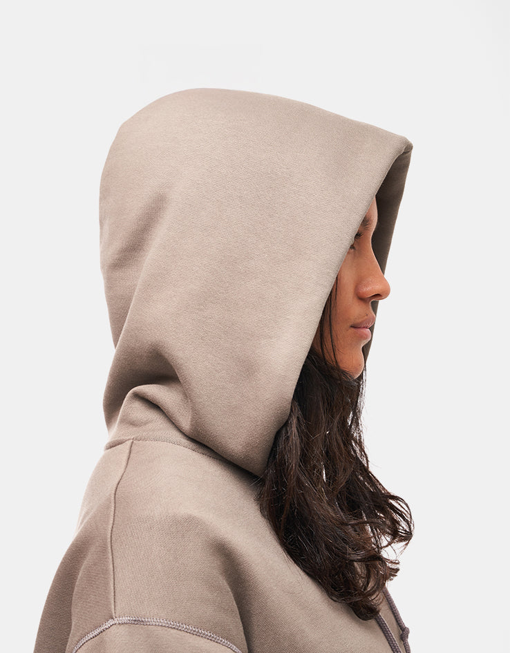 Nike SB Pool Airs Zip Hoodie - Cave Stone/White - Image 13