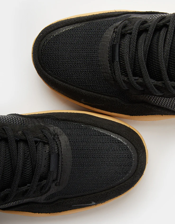 Nike SB PS8 Skate Shoes - Black/White-Anthracite-Gum Yellow - Image 6