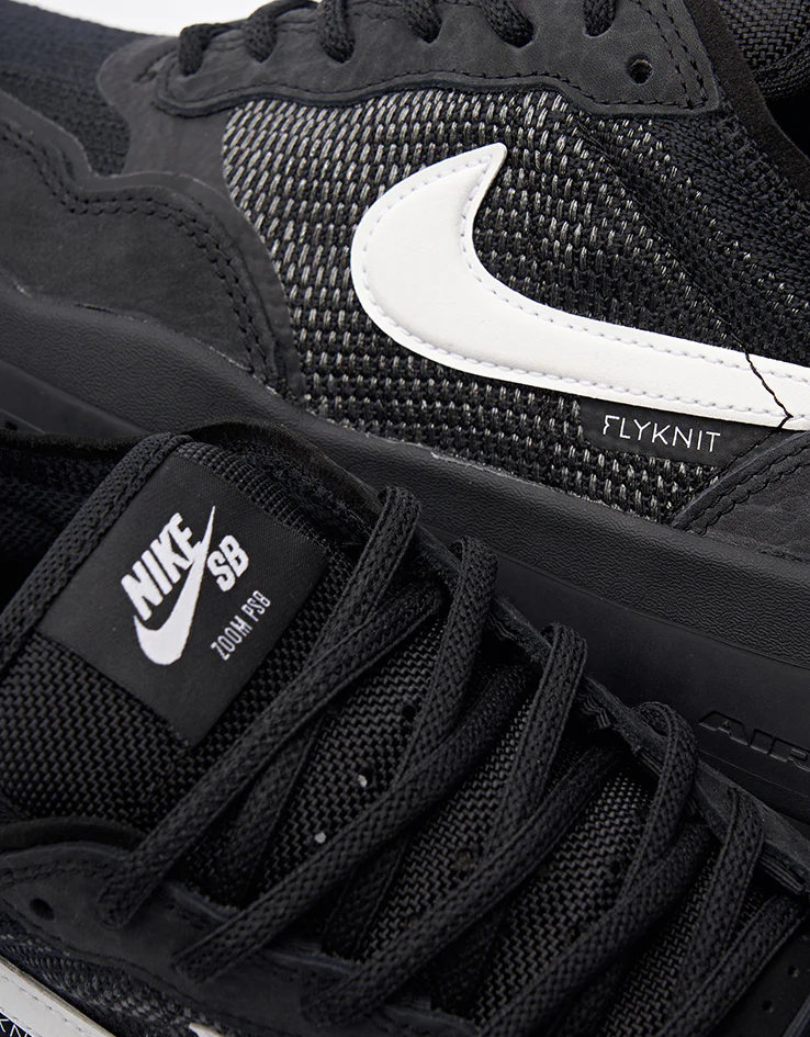 Nike SB PS8 Skate Shoes - Black/White-Black-Black - Image 6