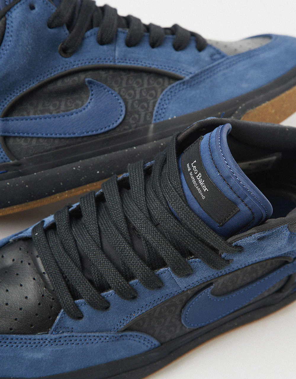 Nike SB React Leo Skate Shoes - Navy/Navy-Black-Anthracite - Image 9