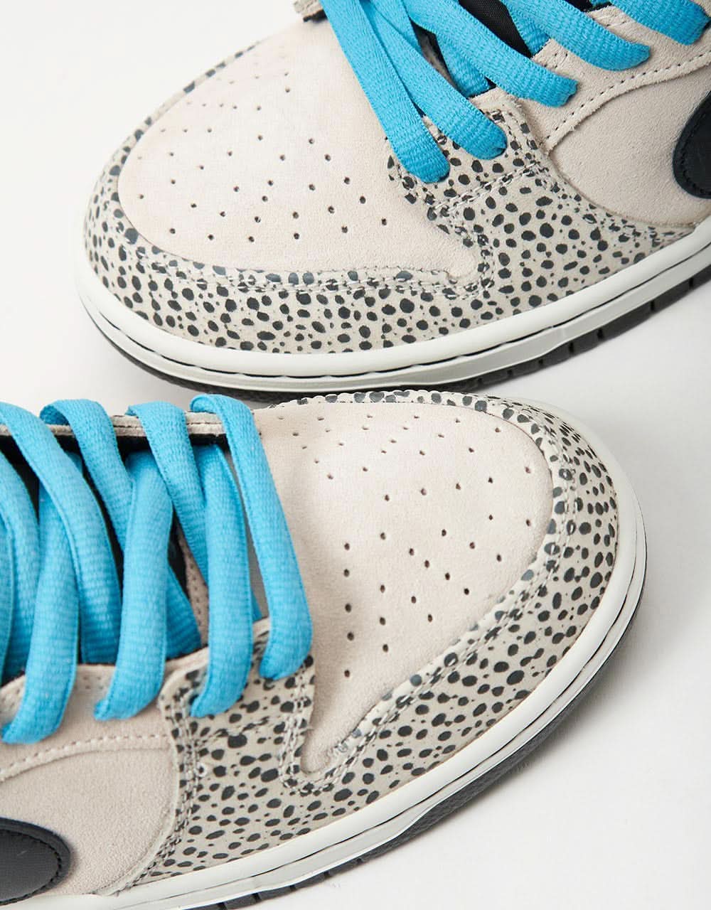 Nike SB 'Safari Electric Pack' Dunk Low Pro QS Skate Shoes - Phantom/Black-Black-Monarch - Image 5