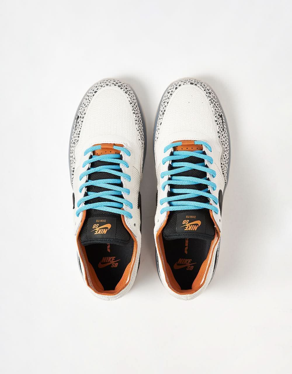 Nike SB 'Safari Electric Pack' PS8 Skate Shoes - Phantom/Black-Fossil-Monarch - Image 10