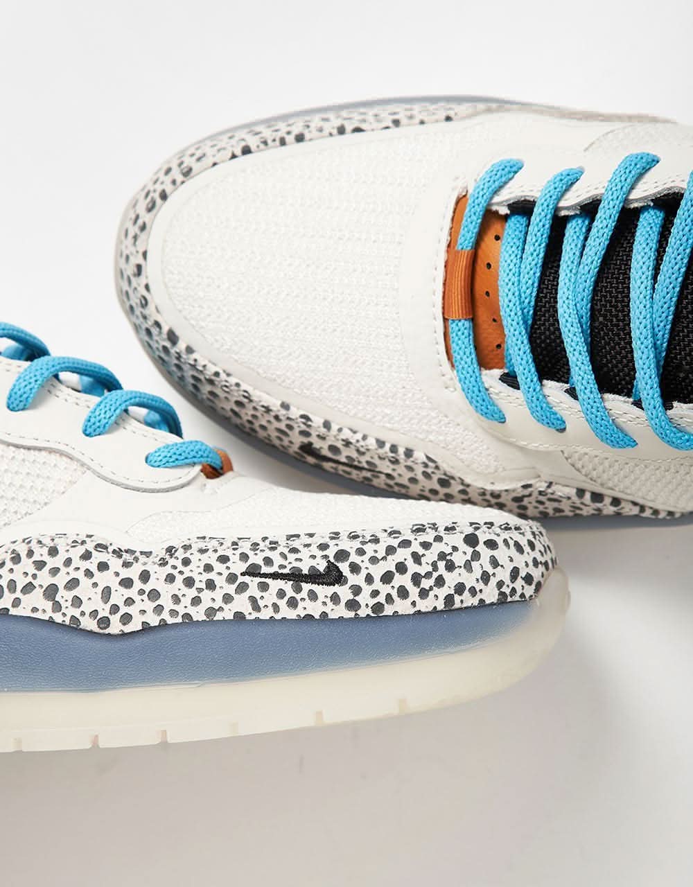Nike SB 'Safari Electric Pack' PS8 Skate Shoes - Phantom/Black-Fossil-Monarch - Image 6