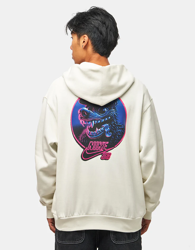 Nike SB SK8 Fiend Full Zip Hoodie - Sail/Black