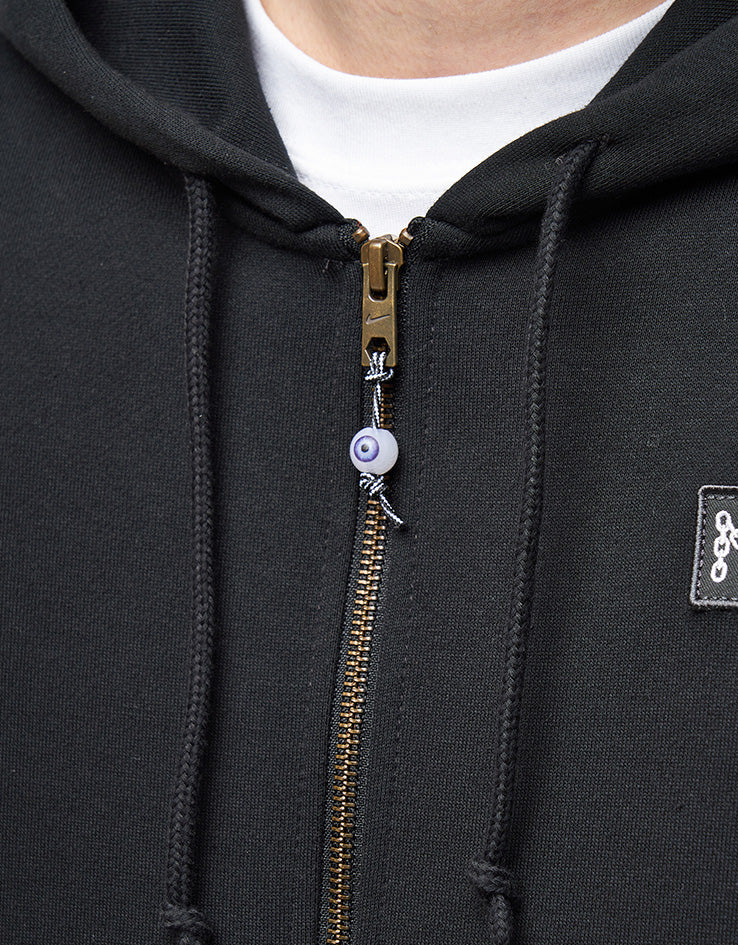 Nike SB Souvenir Pullover Zip Hoodie - Black - Image 5