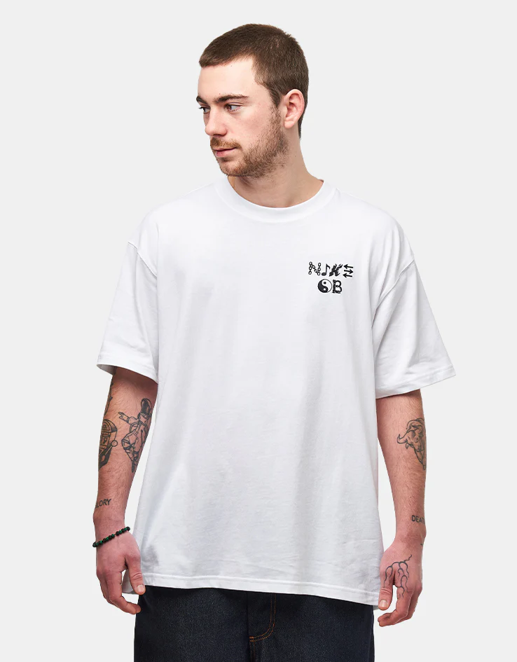Nike SB Stickers T-Shirt - White - Image 2