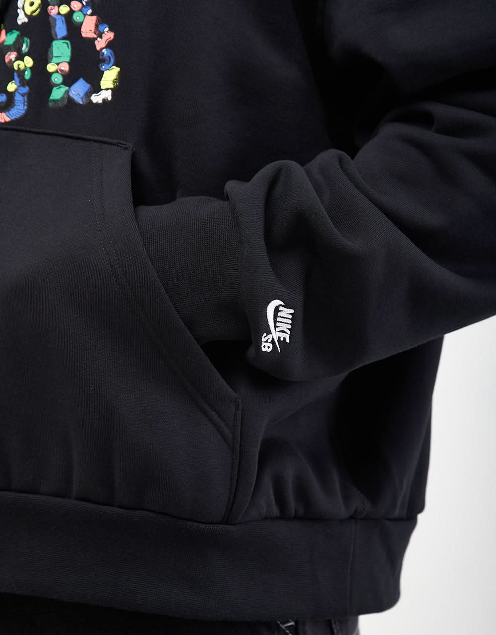 Nike SB Sugar High Pullover Hoodie - Black/White - Image 4