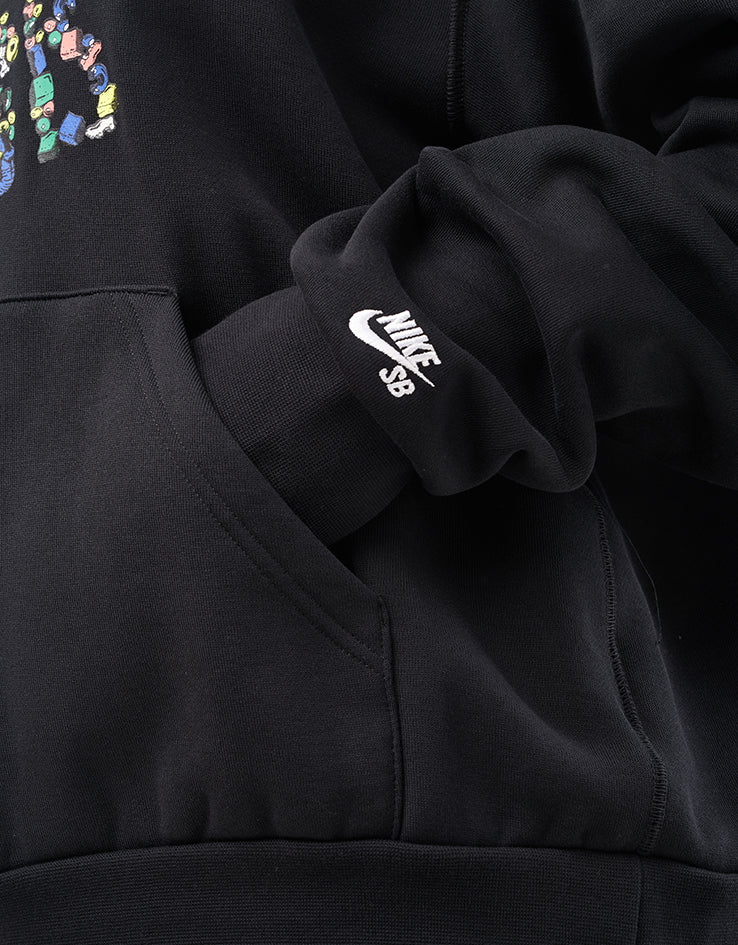 Nike SB Sugar High Pullover Hoodie - Black/White - Image 9