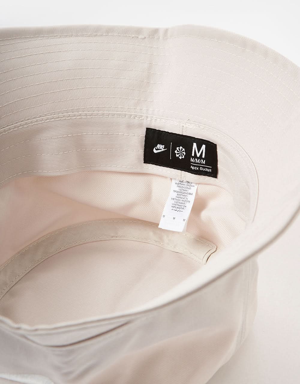 Nike Swoosh Apex Bucket Hat - Light Orewood Brown/Summit White - Image 4