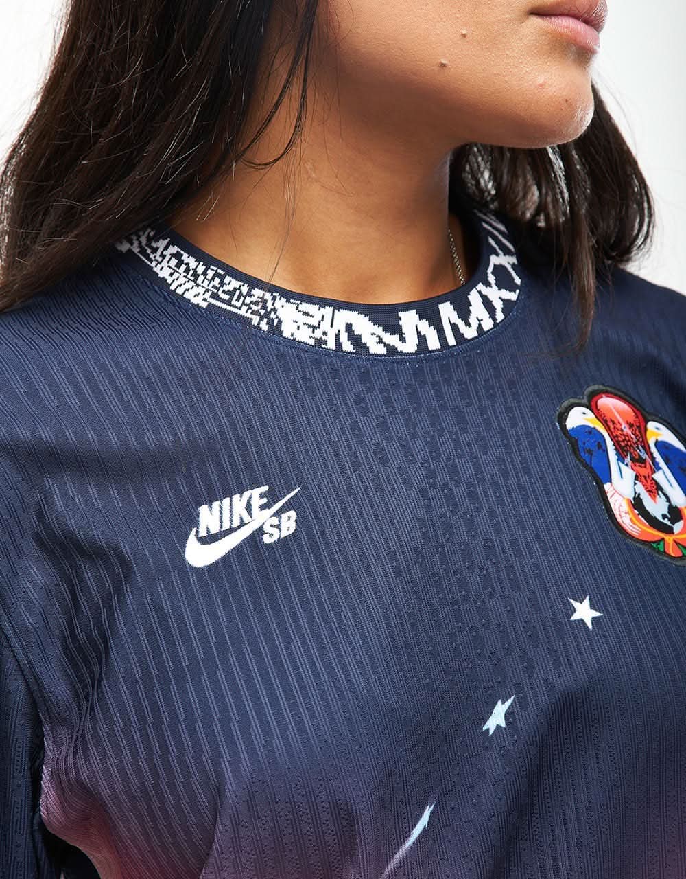 Nike SB 'Team USA' Dri-FIT ADV Skate Jersey - Obsidian/Bright Crimson/White - Image 14