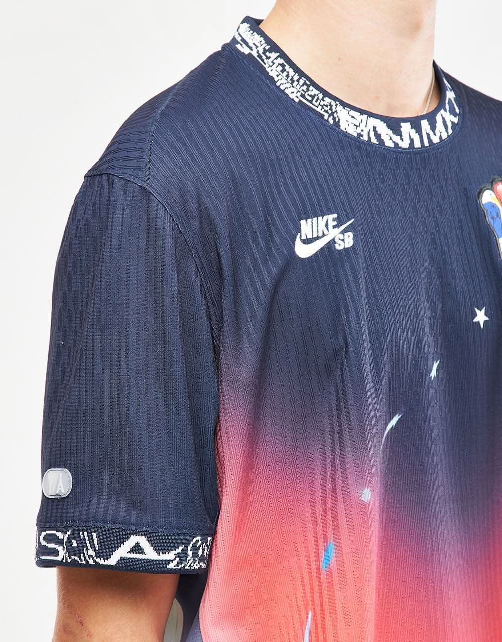 Nike SB 'Team USA' Dri-FIT ADV Skate Jersey - Obsidian/Bright Crimson/White - Image 6