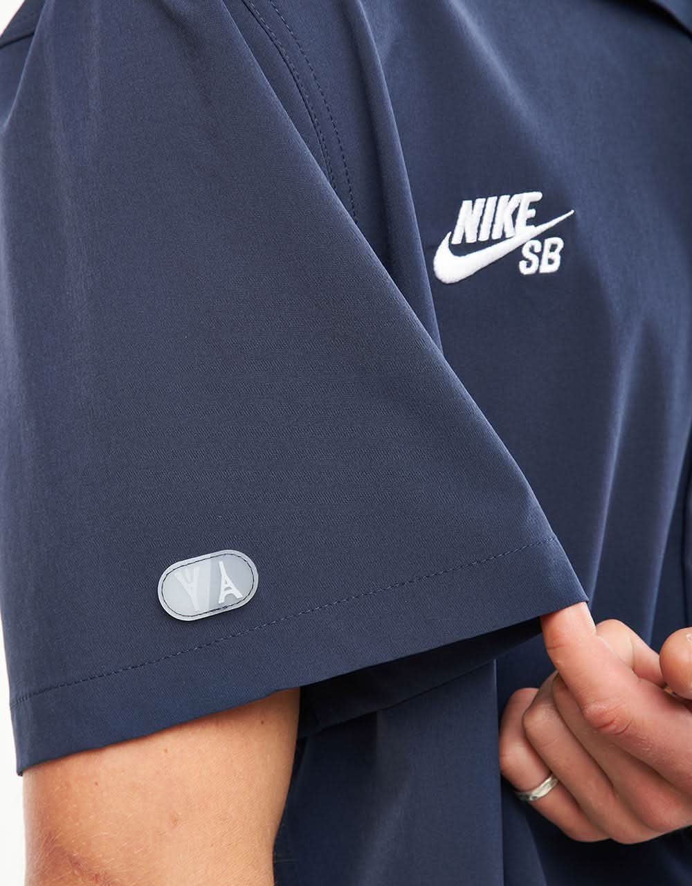 Nike SB 'Team USA' Skate Bowler S/S Shirt - Obsidian/White - Image 5